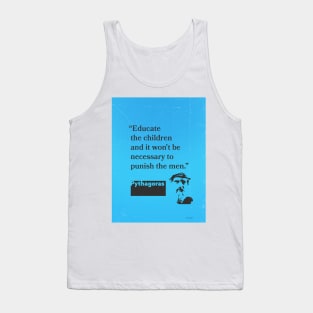 Pythagoras quote Tank Top